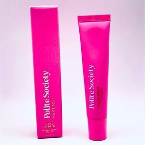 POLITE SOCIETY Duo! Pink Grapefruit & Juvia’s Place Lip Oil, Lip Therapy! BNIB